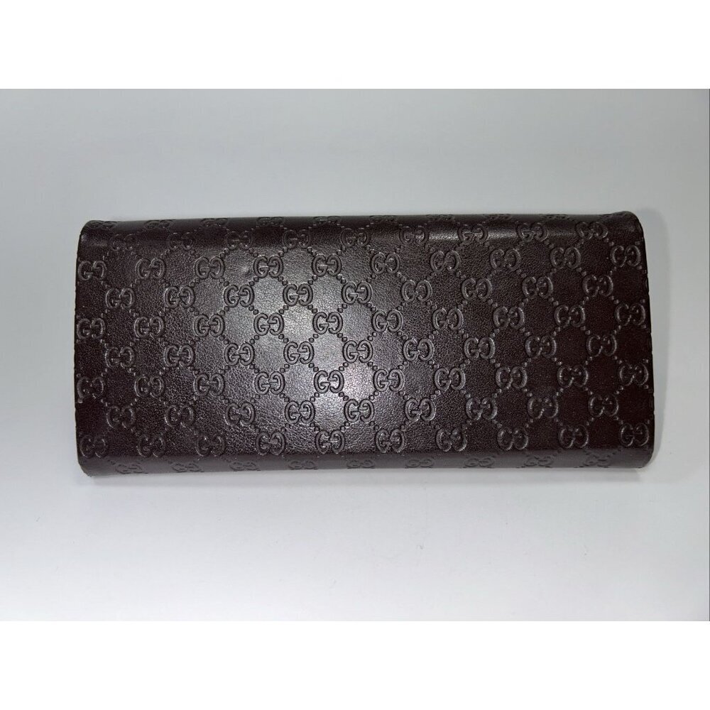GUCCI Authentic Triangle Brown Sunglasses Case Collapsable - Picture 3 of 11
